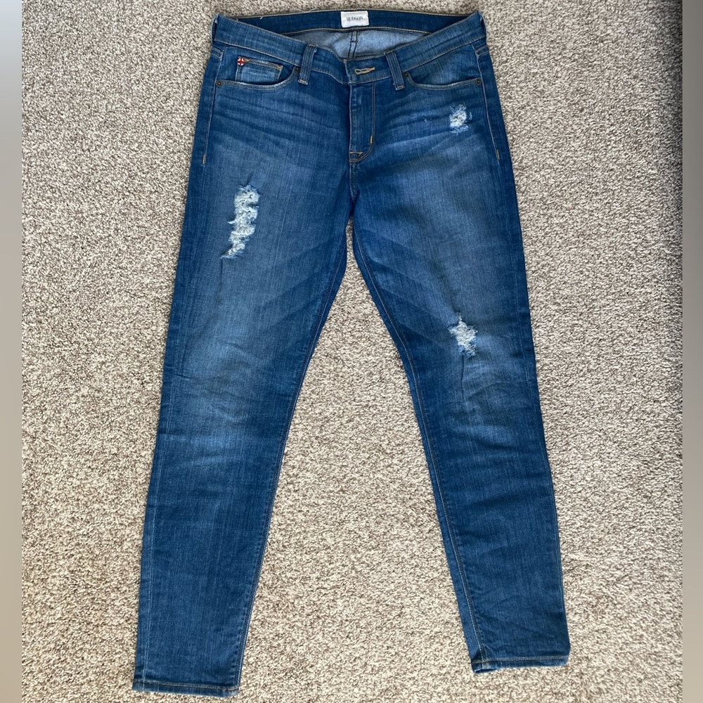 Hudson Crop Krista Super Skinny Jeans